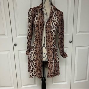 Nostalgia vintage animal print top